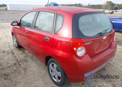 2010 Chevrolet Aveo Ls z USA, uszkodzony, nr VIN KL1TD6DE7AB062969